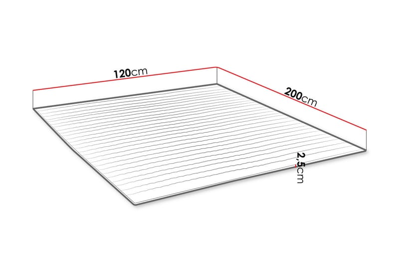 Bäddmadrass 120x200 - Möbler - Säng - Madrass - Bäddmadrass