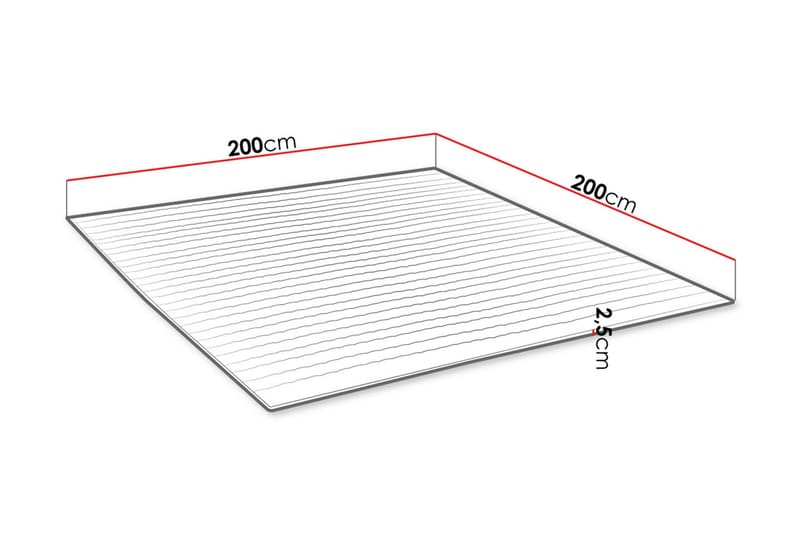 Bäddmadrass 200x200 - Bäddmadrass