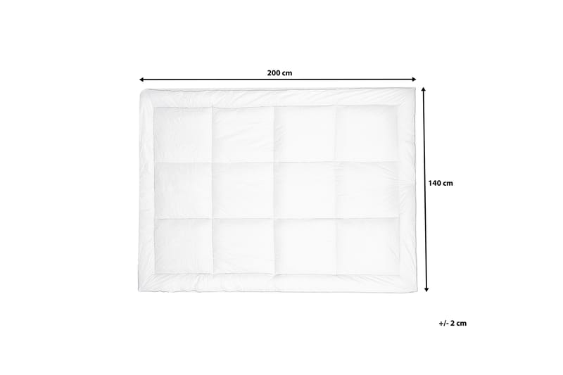 Bäddmadrass Trivor 140|200 cm - Vit - Möbler - Säng - Madrass - Bäddmadrass