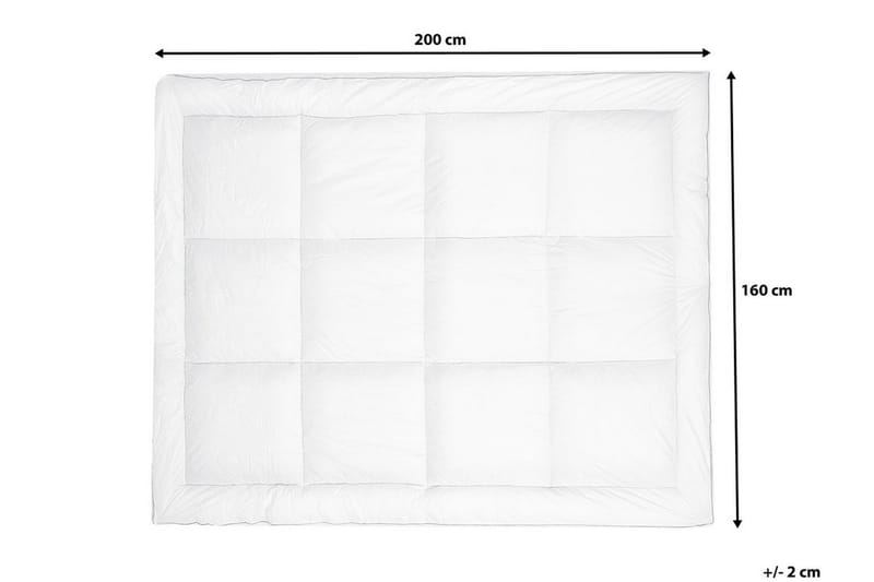 Bäddmadrass Trivor 160|200 cm - Vit - Möbler - Säng - Madrass - Bäddmadrass