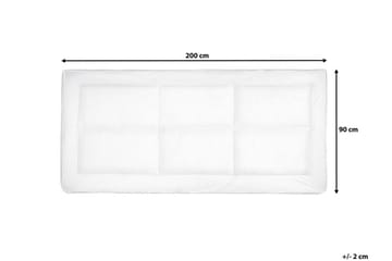 Bäddmadrass Trivor 90|200 cm - Vit - Möbler - Säng - Madrass - Bäddmadrass