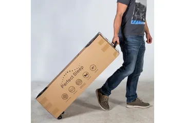 Fjädermadrass HARMONY DELUX 90x200xH30cm - Grå/Vit - Möbler - Säng - Madrass - Bäddmadrass