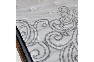 Fjädermadrass HARMONY DELUX 90x200xH30cm - Grå/Vit - Möbler - Säng - Madrass - Bäddmadrass