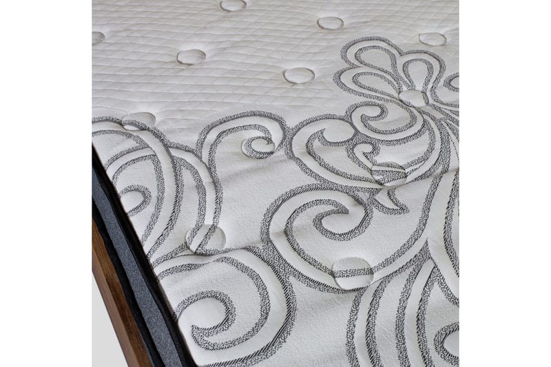 Fjädermadrass HARMONY DELUX 90x200xH30cm - Grå/Vit - Möbler - Säng - Madrass - Bäddmadrass