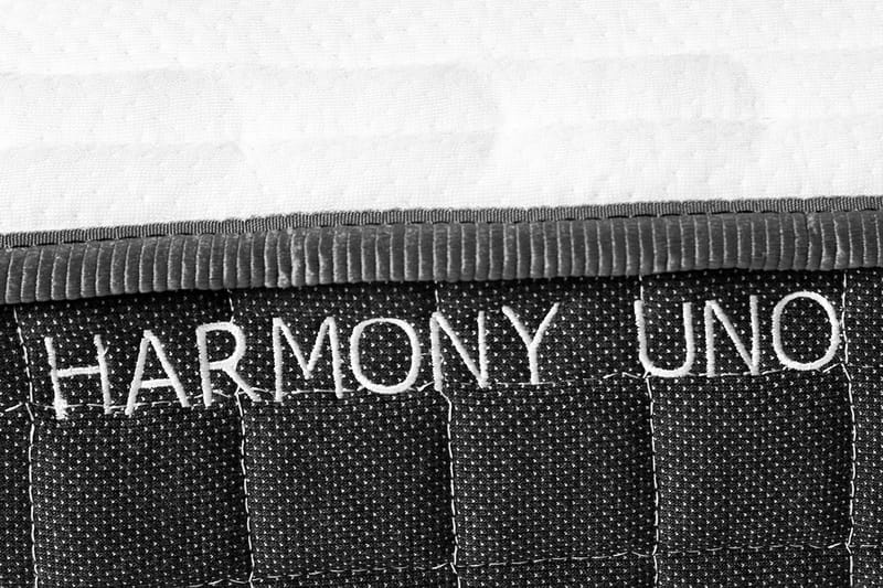 Fjädermadrass Harmony Uno Pocket 90x200xh20 cm - Vit/Grå - Bäddmadrass