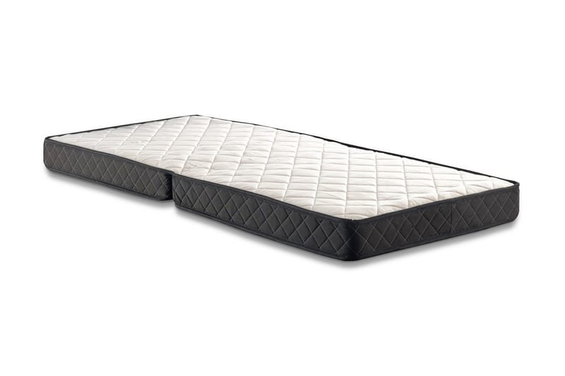 Hopfällbar Madrass 90x200 cm - Vit/Svart - Möbler - Säng - Madrass - Bäddmadrass
