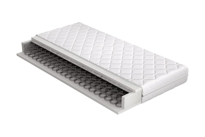 Madrass Borreras 90x200 cm - Vit - Möbler - Säng - Madrass - Bäddmadrass