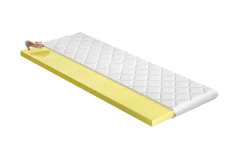 Madrass Oppeli 90x200 cm - Vit - Möbler - Säng - Madrass - Bäddmadrass