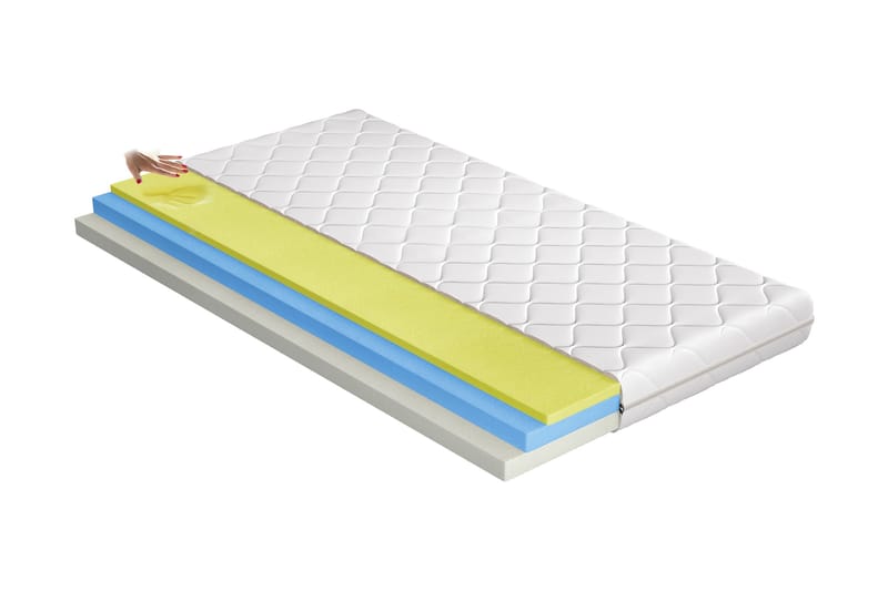 Madrass Valsoredo 160x200 cm - Vit - Möbler - Säng - Madrass - Bäddmadrass