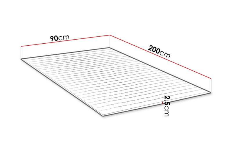 Mandula Bäddmadrass 90x200 cm - Möbler - Säng - Madrass - Bäddmadrass
