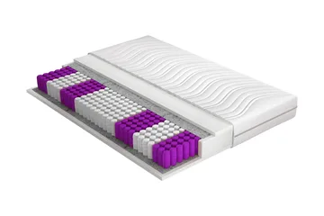 Pervera Madrass 200x200 cm Vit - Vit - Möbler - Säng - Madrass - Bäddmadrass