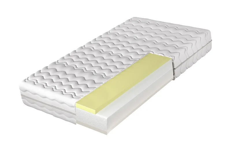 Gamini Skummadrass 180x200 cm, Vit