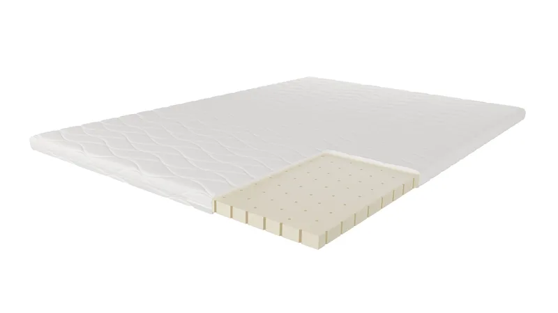 HVILA Latex Bäddmadrass i Punktelastisk Latex  120x200 cm – 7 cm Medium/Fast, Tvättbar Klädsel - Möbler - Säng - Madrass - Bäddmadrass