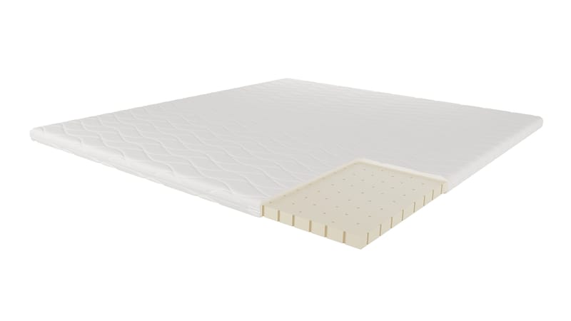HVILA Latex Bäddmadrass i Punktelastisk Latex  160x200 cm – 7 cm Medium/Fast, Tvättbar Klädsel - Möbler - Säng - Madrass - Bäddmadrass