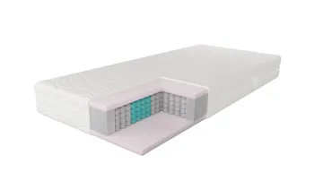Hvila Lux Pocketresårmadrass 7 zoner med Tvättbar Klädsel 90x200 cm - Möbler - Säng - Madrass - Resårmadrass & resårbotten
