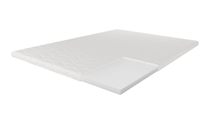 HVILA Memory Bäddmadrass med tryckavlastande memoryskum 120x200 cm - 7 cm Mjuk/Medium, Tvättbar klädsel - Möbler - Säng - Madrass - Bäddmadrass