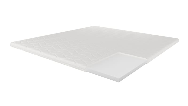 HVILA Memory Bäddmadrass med tryckavlastande memoryskum 160x200 cm - 7 cm Mjuk/Medium, Tvättbar klädsel - Möbler - Säng - Madrass - Bäddmadrass