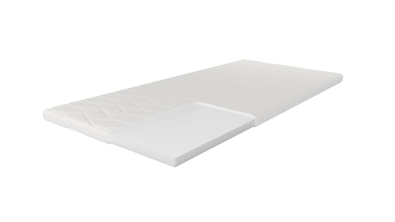 HVILA Tryckavlastande Memoryskum Bäddmadrass 90x200 cm – 7 cm Mjuk/Medium med Tvättbar Klädsel - Möbler - Säng - Madrass - Bäddmadrass