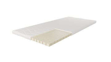 HVILA Punktelastisk Latex Bäddmadrass 90x200 cm – 7 cm Medium/Fast med Tvättbar Klädsel - Möbler - Säng - Madrass - Bäddmadrass