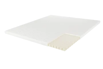 HVILA Punktelastisk Latex Bäddmadrass 180x200 cm – 7 cm Medium/Fast med Tvättbar Klädsel - Möbler - Säng - Madrass - Skummadrass
