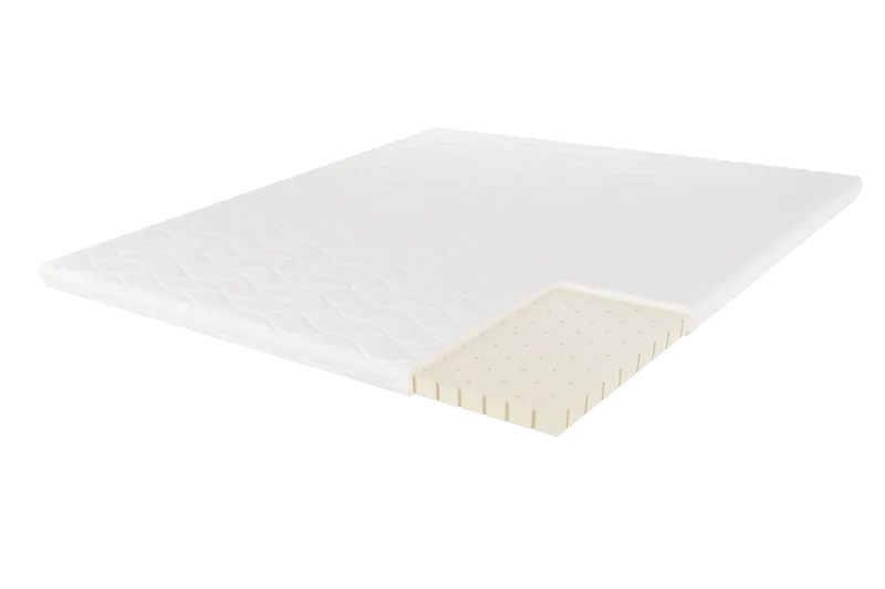 HVILA Punktelastisk Latex Bäddmadrass 180x200 cm – 7 cm Medium/Fast med Tvättbar Klädsel - Möbler - Säng - Madrass - Skummadrass