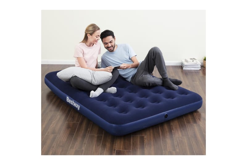 Bestway Airbed Full Uppblåsbar madrass med elektrisk pump Bl - Bestway - Luftmadrass & uppblåsbar madrass