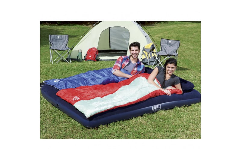 Pavillo Airbed Queen Uppblåsbar madrass med pump Blå - Bestway - Möbler - Säng - Madrass - Luftmadrass & uppblåsbar madrass