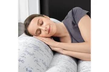 Tritech Airbed Queen Fashion Flock Uppblåsbar madrass Grå - Bestway - Möbler - Säng - Madrass - Luftmadrass & uppblåsbar madrass