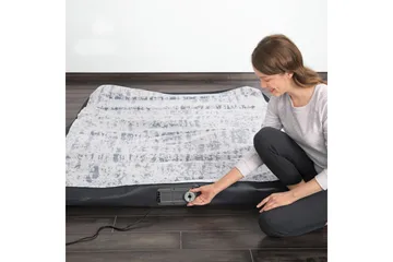 Tritech Airbed Queen Fashion Flock Uppblåsbar madrass Grå - Bestway - Möbler - Säng - Madrass - Luftmadrass & uppblåsbar madrass