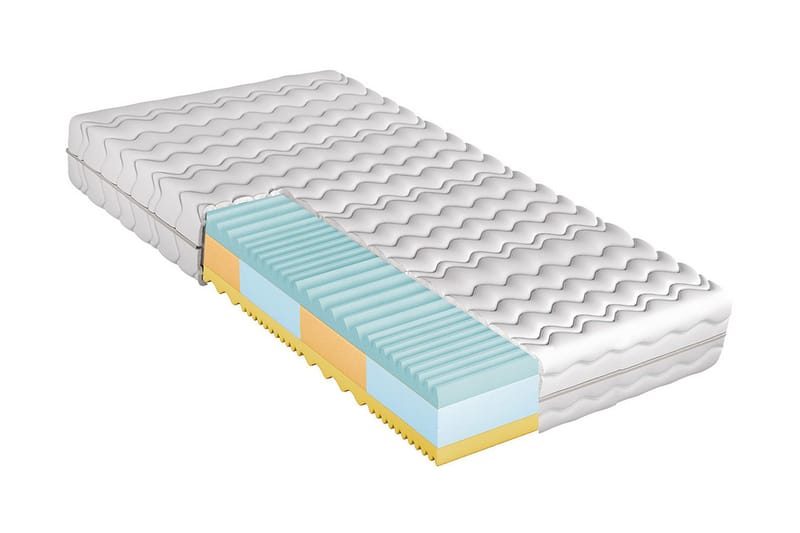 Madrass 120x200, Vit