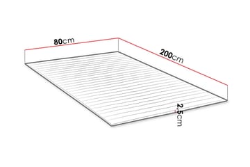 Mandula Bäddmadrass 80 cm - Vit - Möbler - Säng - Madrass - Bäddmadrass