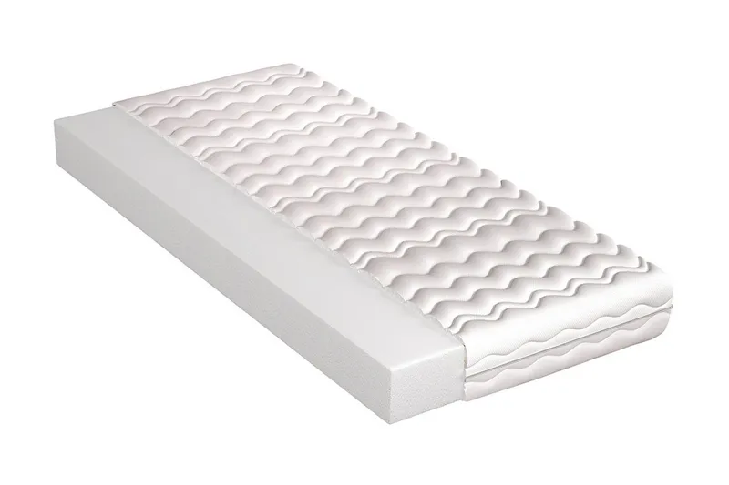 Manetto Madrass 180x200 Skum 10 cm, Vit