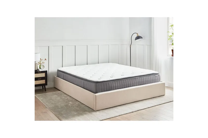 Resårgelmadrass Pleasant 180x200 cm, Medelfast - Möbler - Säng - Madrass - Resårmadrass & resårbotten