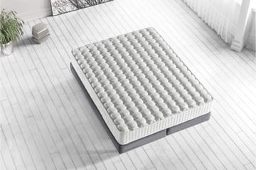 Resårmadrass 140x190 cm - Vit - Möbler - Säng - Madrass - Resårmadrass & resårbotten