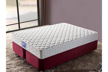 Resårmadrass 140x190 cm - Vit - Möbler - Säng - Madrass - Resårmadrass & resårbotten