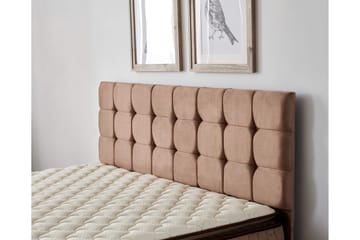 Resårmadrass 160x200 cm - Vit/Brun - Möbler - Säng - Madrass - Resårmadrass & resårbotten