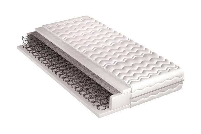 Bonellmadrass Covelo 140x200 - Vit - Möbler - Säng - Madrass - Resårmadrass & resårbotten
