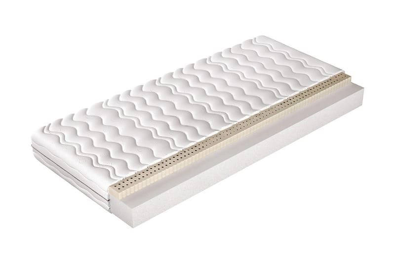 Feldman Madrass 200x80x12 cm - Vit - Möbler - Säng - Madrass - Resårmadrass & resårbotten