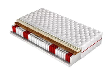 Fema Madrass 200x90x18 cm  Vit  Vit - Vit - Möbler - Säng - Madrass - Resårmadrass & resårbotten