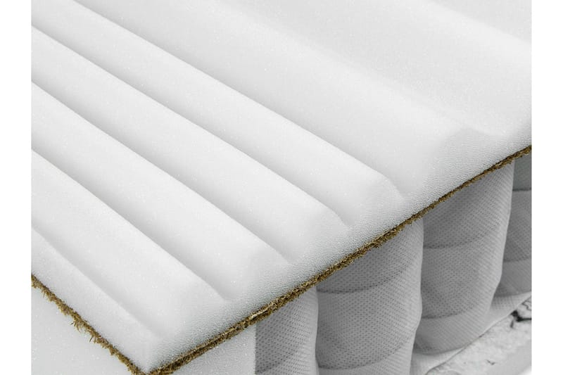 Fema Madrass 200x90x18 cm  Vit  Vit - Vit - Möbler - Säng - Madrass - Resårmadrass & resårbotten