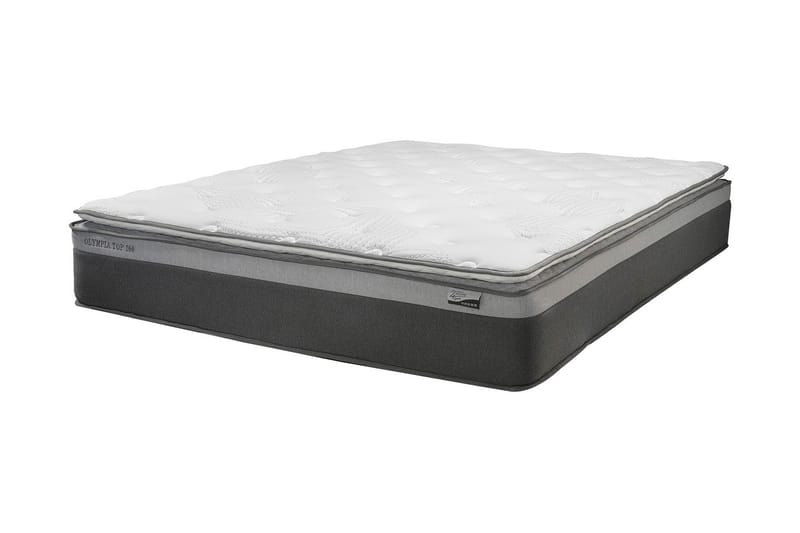 Fjädermadrass Harmony Toppocket 160x200xh33 cm - Vit/Grå - Möbler - Säng - Madrass - Bäddmadrass