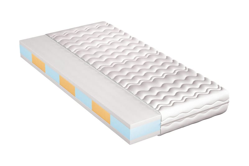 Gimbel Madrass 200x120x16 cm - Flerfärgad - Möbler - Säng - Madrass - Resårmadrass & resårbotten