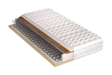 Hela Plus Madrass 200x90x22 cm - Vit - Möbler - Säng - Madrass - Resårmadrass & resårbotten