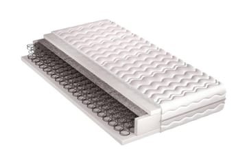 Lourosa Bonellmadrass 120x200 - Vit - Möbler - Säng - Madrass - Resårmadrass & resårbotten