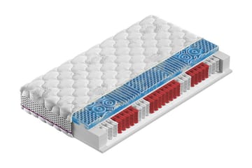 Madrass Silver Protect 200x200 cm - Vit - Möbler - Säng - Madrass - Resårmadrass & resårbotten