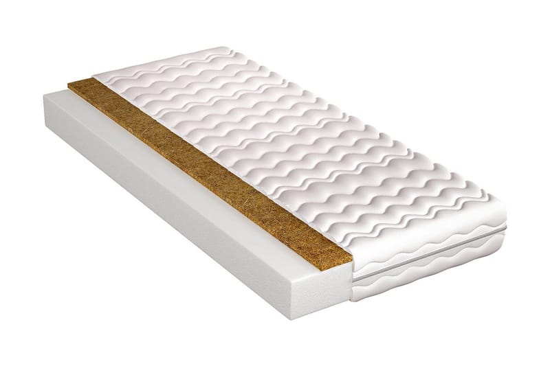 Madrass Taiylor 80x190 cm - Vit - Möbler - Säng - Madrass - Resårmadrass & resårbotten