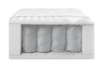 Madrass Velvang 90x200 cm - Vit - Möbler - Säng - Madrass - Resårmadrass & resårbotten