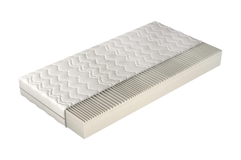 Madrass Versal 200x90x12 cm - Grå/Vit - Möbler - Säng - Madrass - Resårmadrass & resårbotten