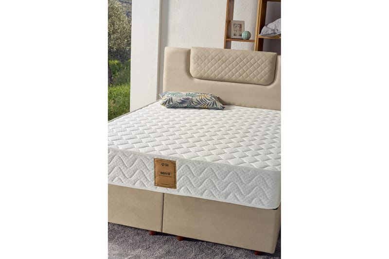 Resårmadrass 100x200 cm - Vit - Möbler - Säng - Madrass - Resårmadrass & resårbotten