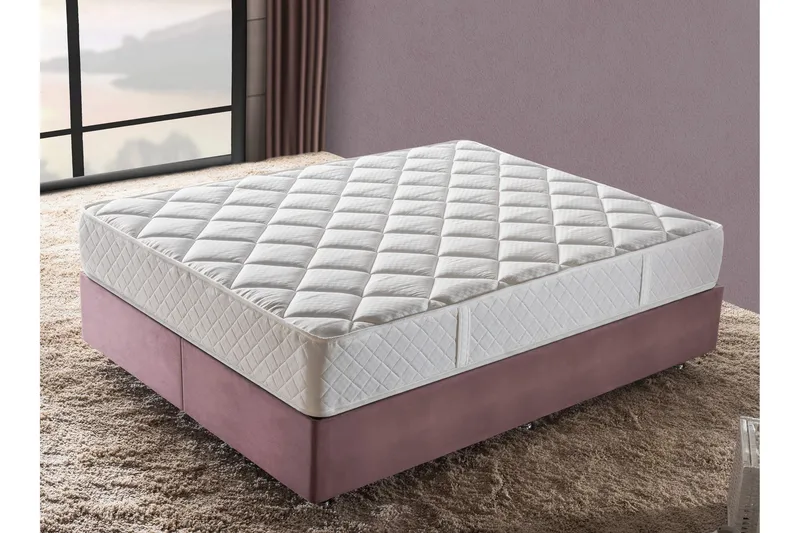 Resårmadrass 100x200 cm - Vit - Möbler - Säng - Madrass - Resårmadrass & resårbotten